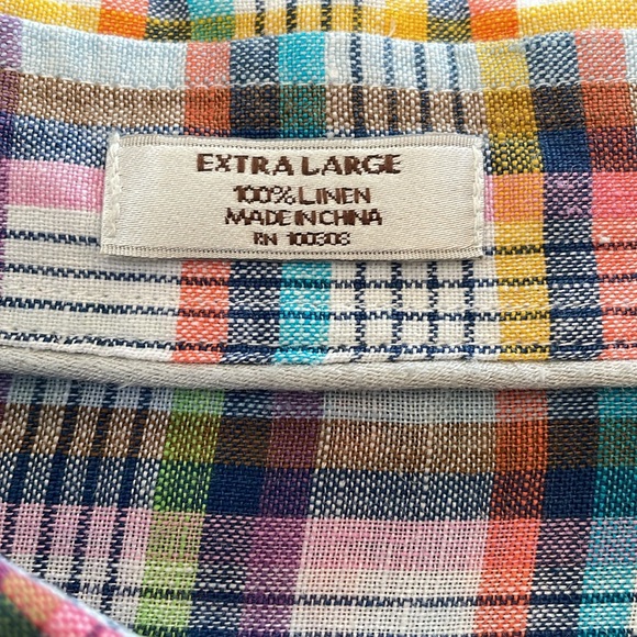 Patrick James Reserve Size X-Large 100% Linen - Picture 7 of 8